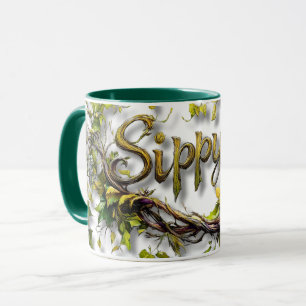 Whimsical Sippy Nature Mug