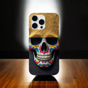 Whimsical Skull Art - Sugar Skull iPhone 16 Pro Max Case