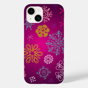 Whimsical Snowflakes Winter Wonderland Case-Mate iPhone 14 Case