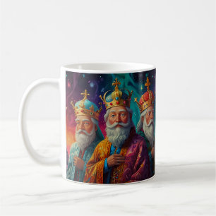 Whimsical Snowman Christmas Artwork Coffee Mug