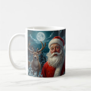 Whimsical Snowman Christmas Artwork Coffee Mug