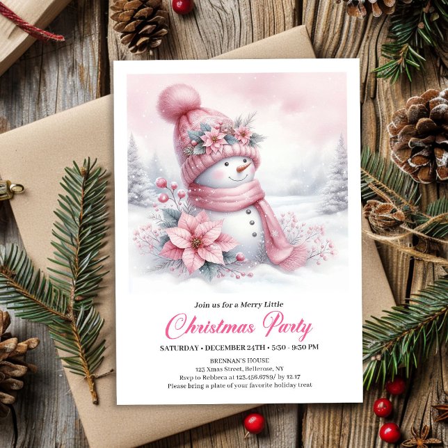 Whimsical Snowy Forest Kids Digital Download Xmas Invitation (Whimsical Snowy Forest Kids Digital Download Christmas Invitation

)