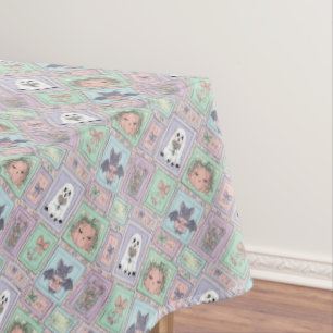Whimsical Spirits in Pastel Dreams Tablecloth