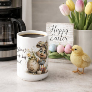 Whimsical Spring Chick Design Coffee Mug