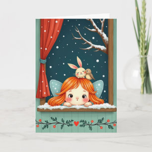 Whimsical Sprite Window Card