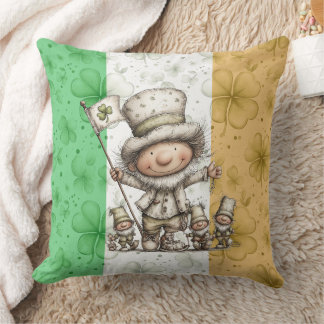Whimsical St. Patrick’s Day Characters Cushion