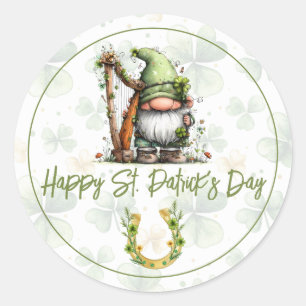 Whimsical St. Patrick’s Day Gnome Envelope Seal