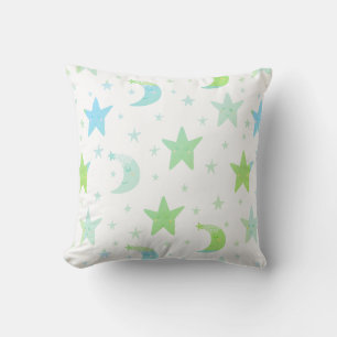 Whimsical Stars and Moons Cushion