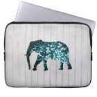 Whimsical Stars Sparkles Elephant Silhouette
