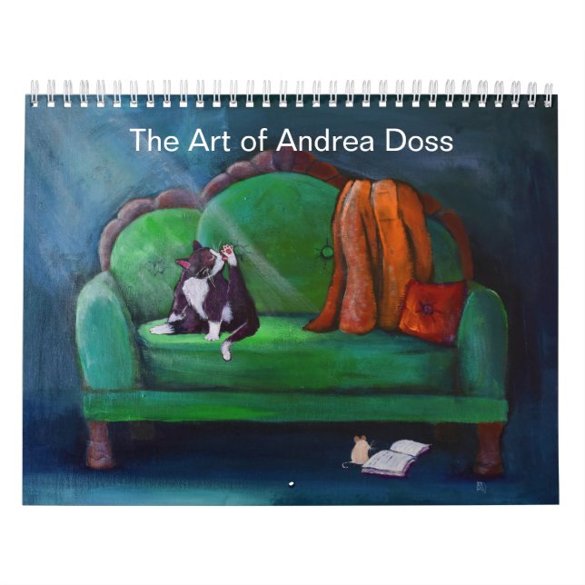 Whimsical Storybook Art Calendar by Andrea Doss (Cover)