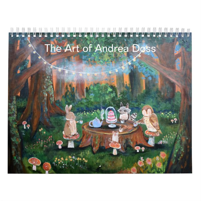 Whimsical Storybook Art Calendar by Andrea Doss (Cover)