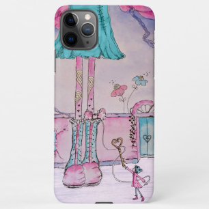 Whimsical Storybook Girl Illustration iPhone 11Pro Max Case