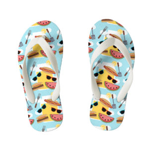 Whimsical Summer Fun Kid's Thongs