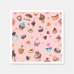 Whimsical Summer Sweets Napkin