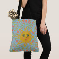 Whimsical Sunshine & Vines Boho Pattern