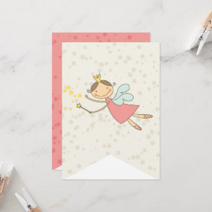 Whimsical Sweet Fairy Princess Girl Birthday Party
