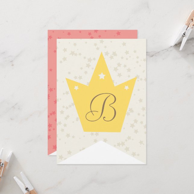 Whimsical Sweet Fairy Princess Girl Birthday Party (Front/Back In Situ)