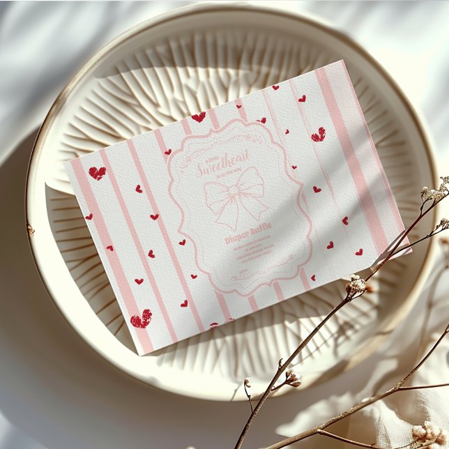 Whimsical Sweetheart Valentine's Diapper Raffle  Enclosure Card (Creator Uploaded)