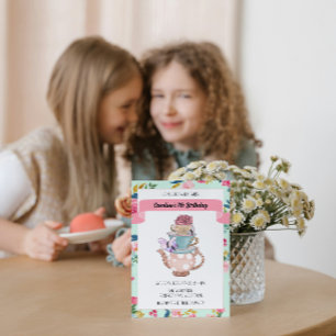 Whimsical Tea Party Invitation