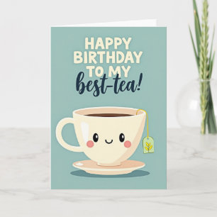 Whimsical Teacup Birthday Card