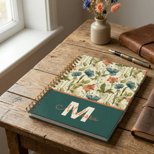 Whimsical Teal Terracotta Vintage Friend Planner