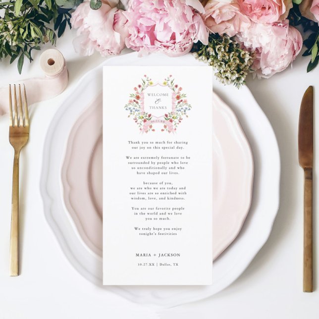 Whimsical Thank You Welcome and Thanks Place Cards (Creator Uploaded)