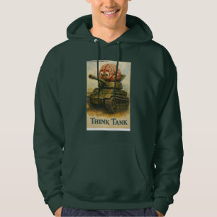 Whimsical Think Tank Cartoon Design