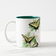 Whimsical Tiger Swallowtail Butterflies