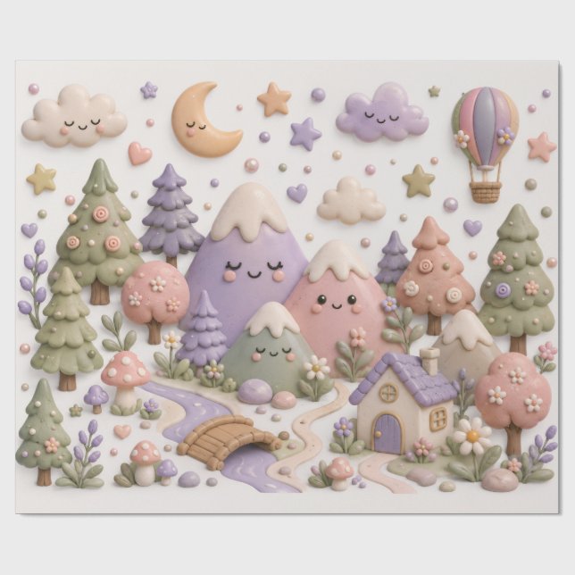 Whimsical Tissue Paper (Flat)