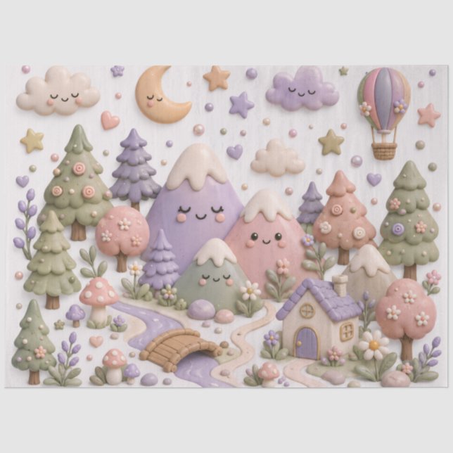 Whimsical Tissue Paper (Front)