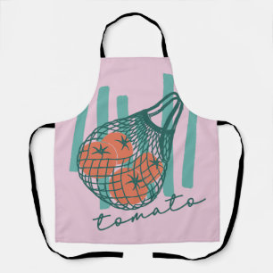 Whimsical Tomatos Italy Farmers Market Apron