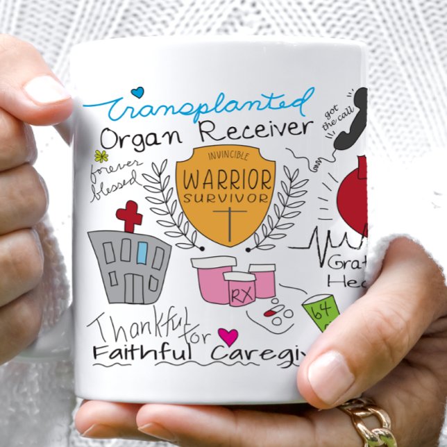 Whimsical Transplant Organ Donor Mug (Creator Uploaded)