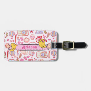 Whimsical Travel Luggage Tag