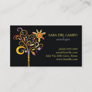 Whimsical Tree Business Card