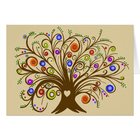 Whimsical Tree Card