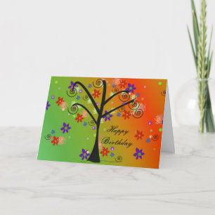 Whimsical Tree Card