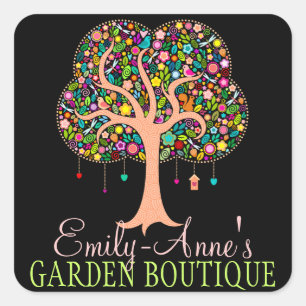 Whimsical Tree - Custom Stickers Labels