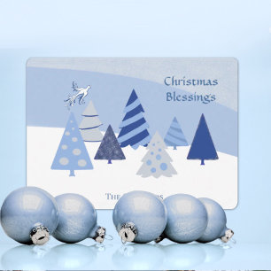 Whimsical Trees Christmas Card