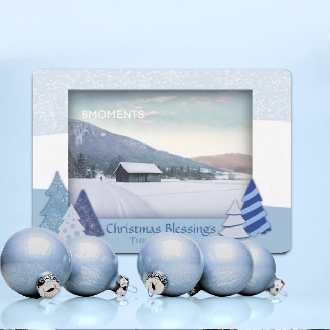 Whimsical Trees Christmas Photo Card (Creator Uploaded)