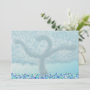 Whimsical Tu B'Shvat ט״ו בשבט tree Holiday Card