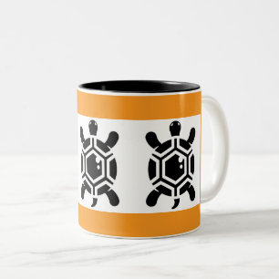 Whimsical Turtle Art Coffee Cup