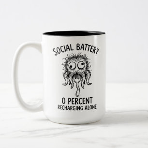 Whimsical Two-Tone Octopus Mug Perfect Office Gift