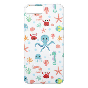 Whimsical Underwater Sea Creatures iPhone 8 Plus/7 Plus Case