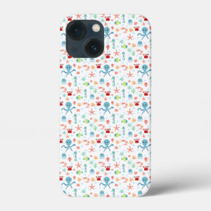 Whimsical Underwater Sea Creatures iPhone 13 Mini Case