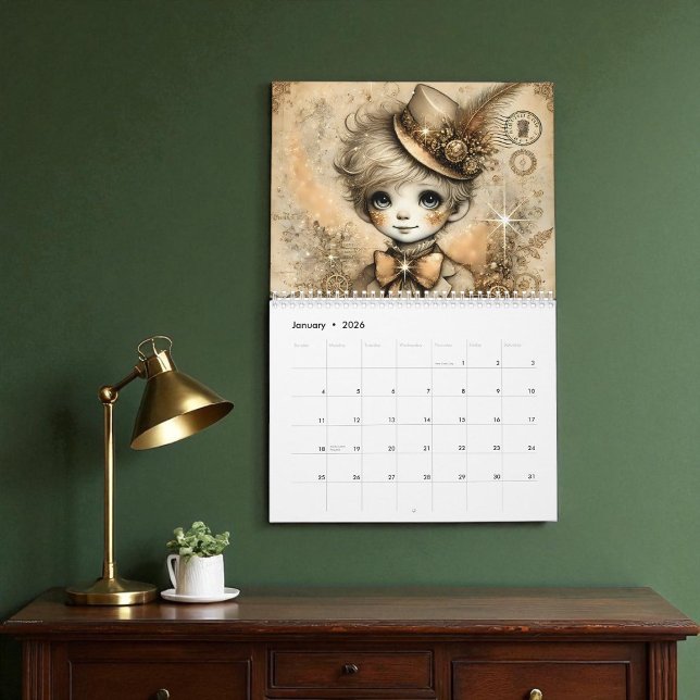 Whimsical Victorian Steampunk Calendar (Creator Uploaded)