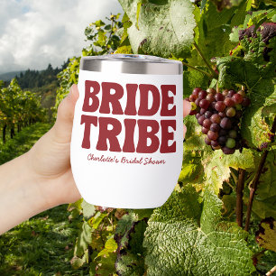 Whimsical Vino Before Vows Burgundy Bridal Shower
