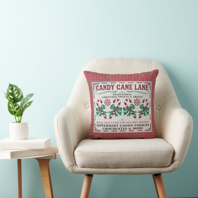 Whimsical Vintage Christmas Cushion (Chair)