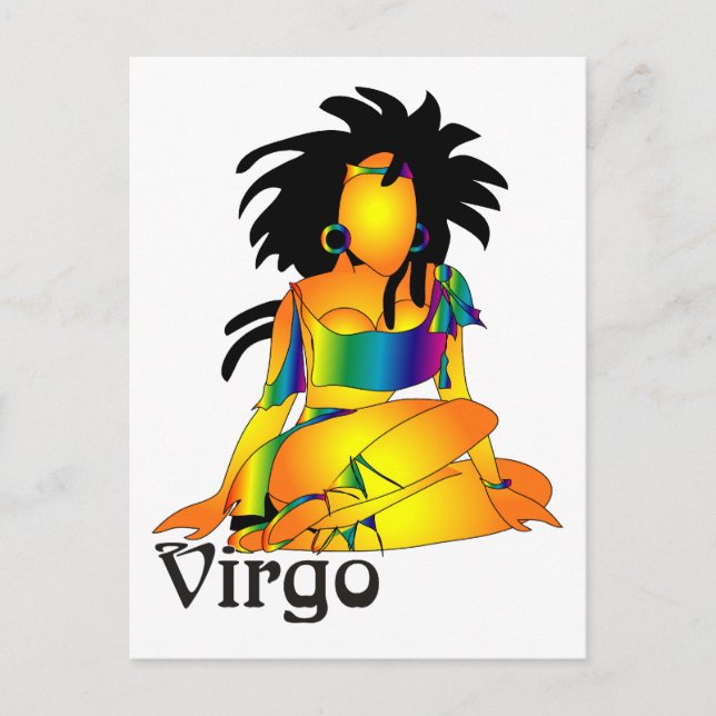 Whimsical Virgo Postcards (Front)