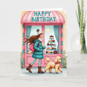 Whimsical Walk Birthday Card