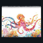 Whimsical  Watercolor Cute Animals Colourful Calendar<br><div class="desc">Whimsical Watercolor Animals Colourful Calendar Bring a touch of whimsy to your year with this adorable watercolor animal calendar. Each month features a unique and charming animal illustration, painted in vibrant colours. Perfect for adding a touch of joy to your daily routine, this calendar is a must-have for animal lovers...</div>